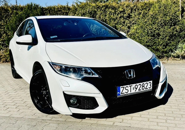 Honda Civic cena 59900 przebieg: 108456, rok produkcji 2015 z Kostrzyn małe 781